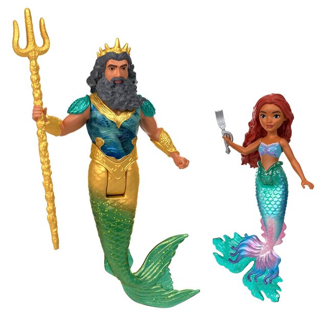 Mattel Tlm Set mit 6 kleinen Puppen: kleine Meerjungfrau mit Freunden