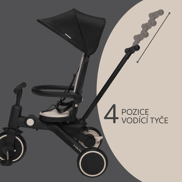 Trojkolka X Trike Pro, Ivory Beige