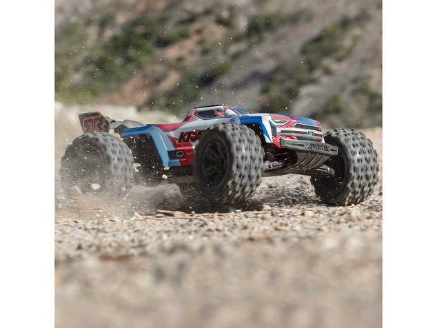 Arrma Kraton 6S V6 BLX 1:8 4WD RTR modrá/ružová