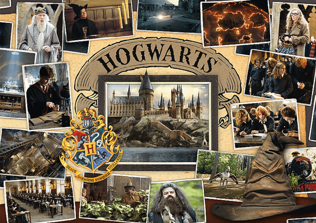Trefl Puzzle Harry Potter Tournament 3v1 400 + 500 + 600 dielikov