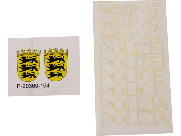 Krick barca della polizia WSP47 kit