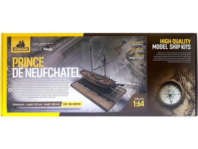 Model Shipways Prince de Neufchatel 1:64 1812 set