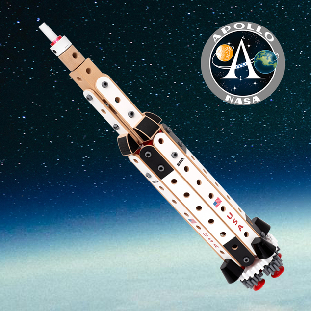 Stavebnica BRIO BUILDER NASA Apollo Saturn V