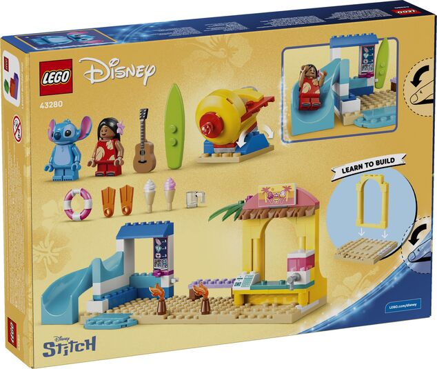 LEGO® Disney™ 43280 Lilo a Stitch a zábava na pláži