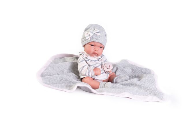 Antonio Juan 60029 TONETA - realistická bábika bábätko s celovinylovým telom - 33 cm