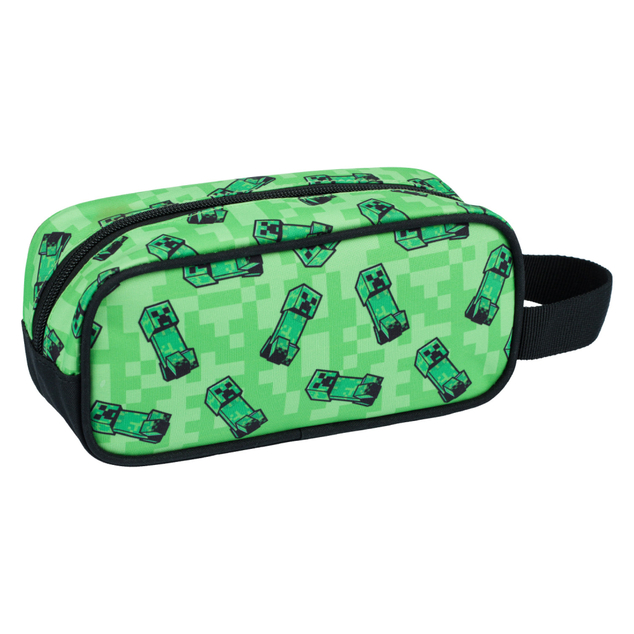 MINECRAFT SET 2 Creeper: Schwamm, Tasche