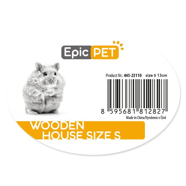 Maison Epic Pet en bois S 13cm