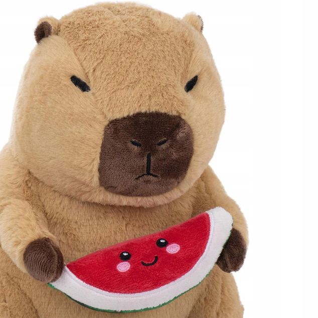 KAWAII Kapibara s dinjom plišana igračka 22 cm