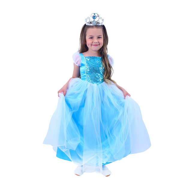 Kinderkostüm Prinzessin Modrenka (M)