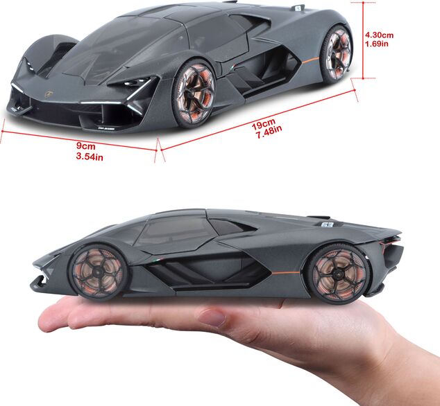 Bburago 1:24 Plus Lamborghini Terzo Millenio Grey