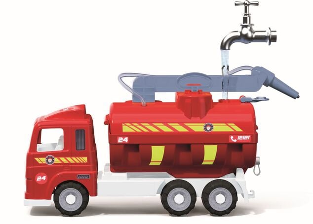 Androni Heavy Trucks camion dei pompieri con pompa funzionante e ruote gommate