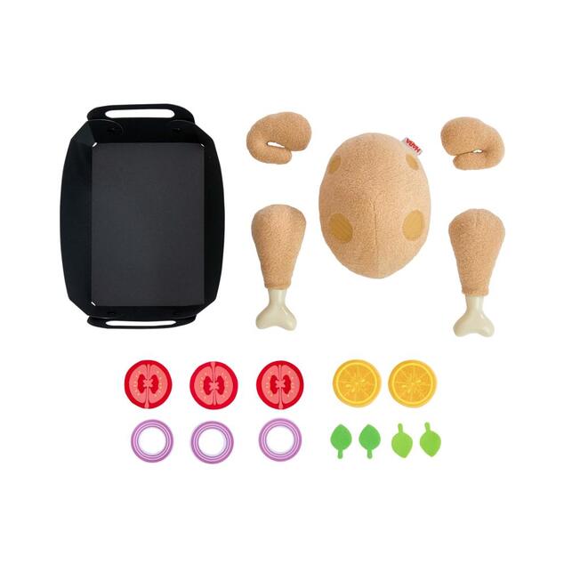 Haba Creative Play Pečené kura v pekáči na suchý zips