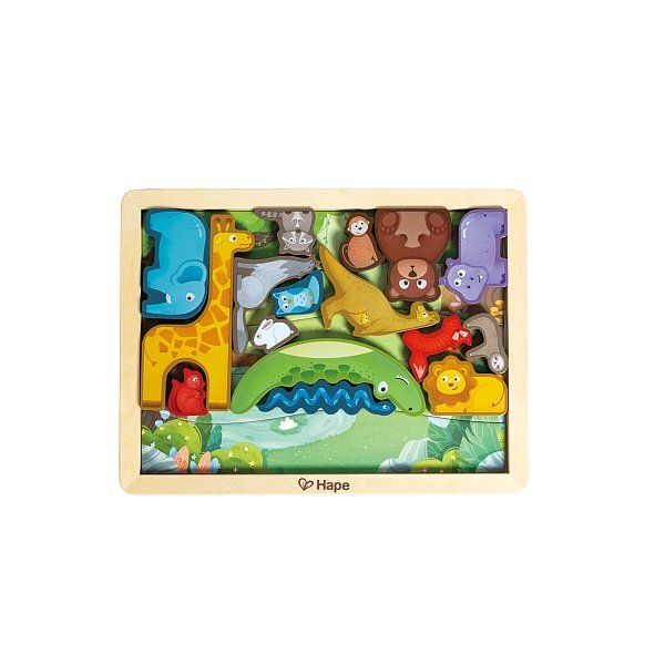Hape Puzzle - Zvieracie kráľovstvo