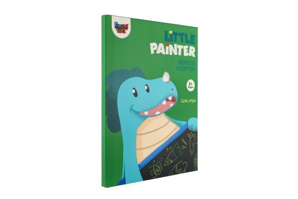 Tabuľka kresliaca plast 19,5x29cm oranžová