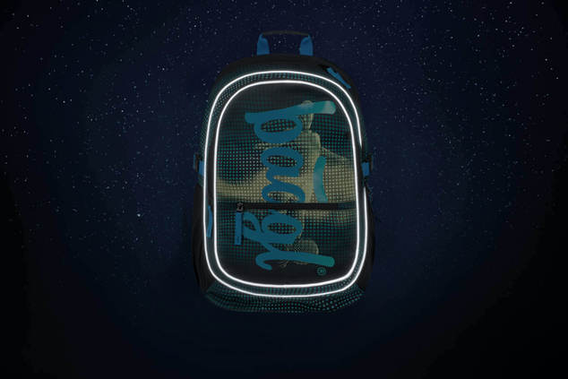 BAAGL SADA 3 Kern Fußballspieler: Rucksack, Federmappe, Tasche