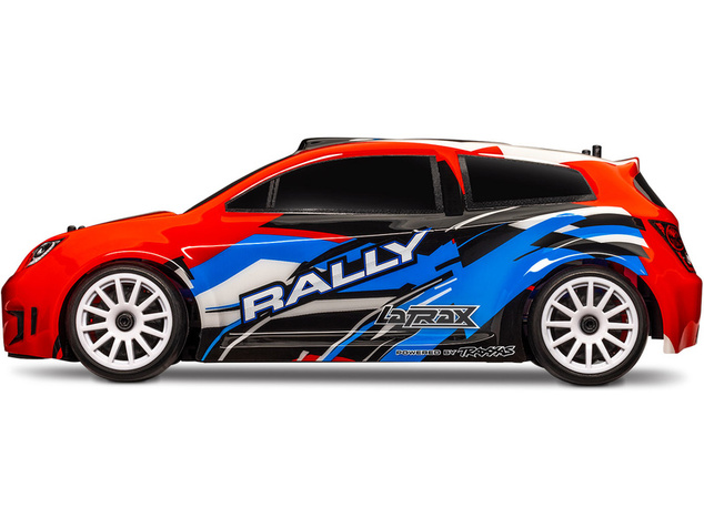 Traxxas Rally 1:18 4WD RTR červené