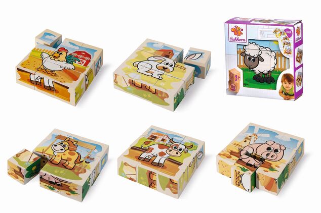 Kocky s obrázkami zvieratiek z farmy