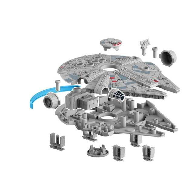 Build &amp; Play SW 06566 - Millennium Falcon (1:164)