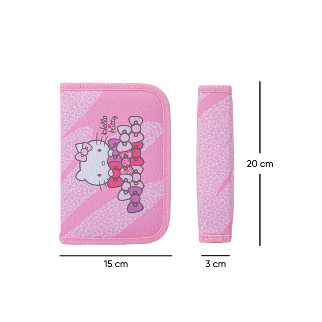 BAAGL Šolski peresnica enonadstropna Hello Kitty Sweet Leopard GRS