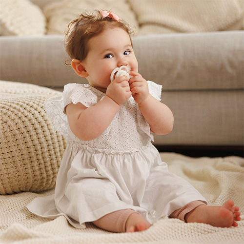 BABYONO Cumlíky silikónové symetrické 6-18m, 2 ks