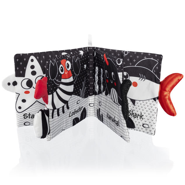 Сензорна плюшена книга, Crab