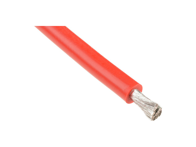 Kábel so silikónovou izoláciou Powerflex 12AWG červený (1m)