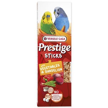 Tyčinky Versele-Laga Prestige malý papagáj so zeleninou a púpavou 60g 2ks