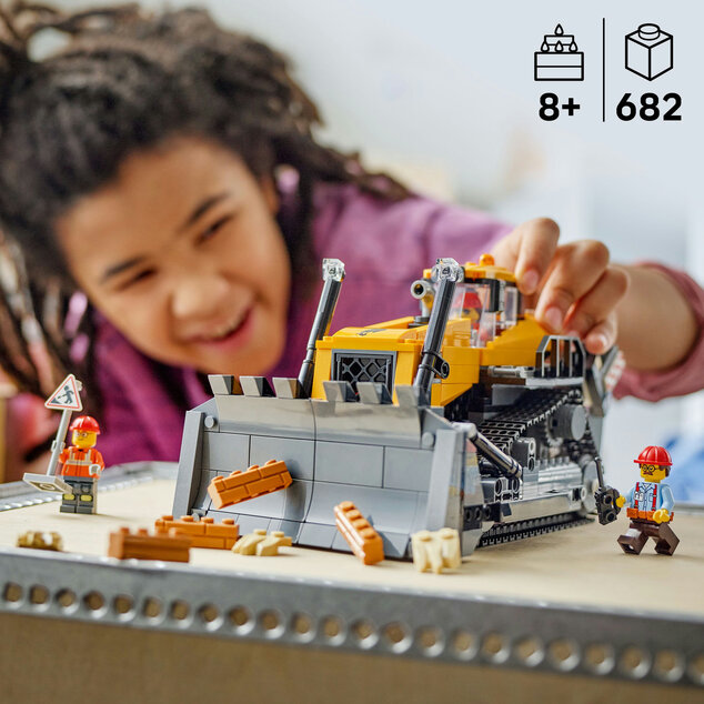 LEGO® City 60466 Žltý buldozér