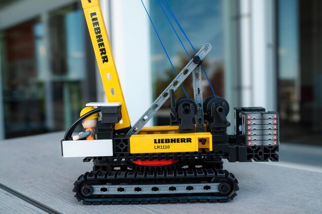 FISCHERTECHNIK Crawler Crane stavebnica 200 dielov
