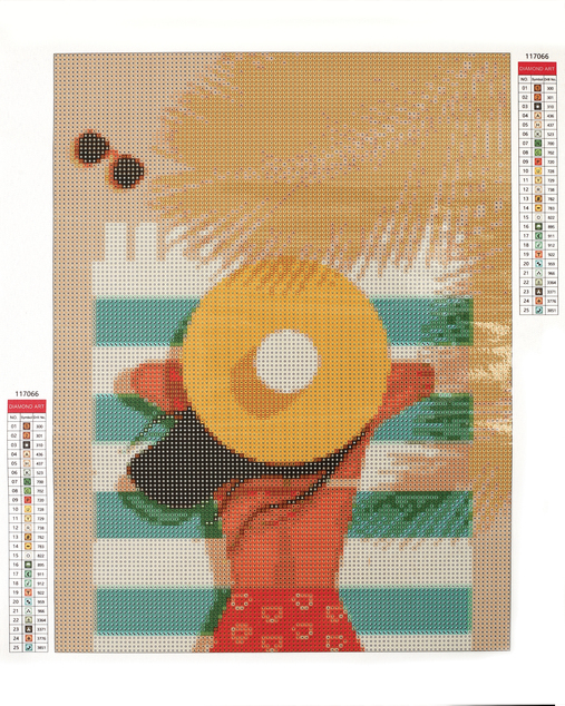 GRAINE CREATIVE Diamantno slikanje Plaža 30x40cm
