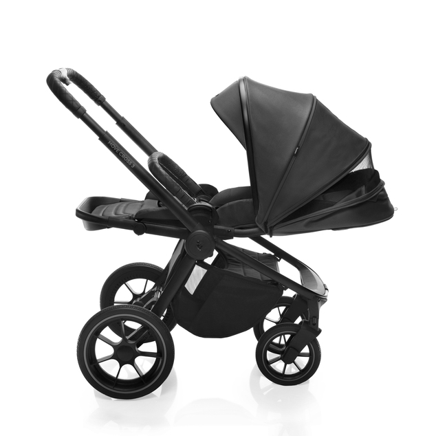 Set kočík Move Cross 3 + hlboká korba Move XL 3 + autosedačka, All Black
