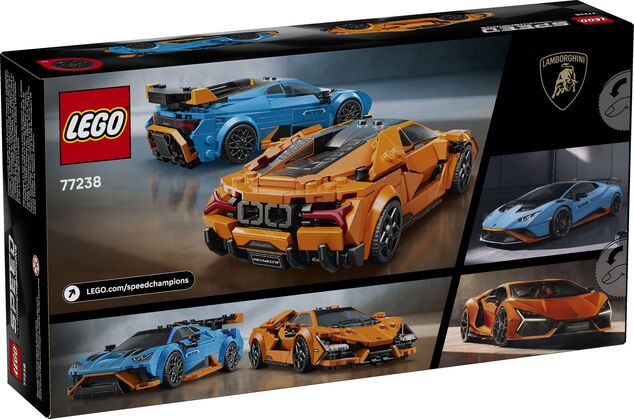LEGO® Speed Champions 77238 Lamborghini Revuelto a Huracán STO