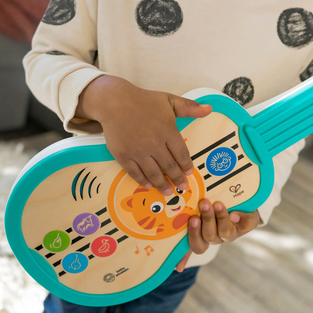 Baby Einstein Spielzeug Musikalische Holz-Ukulele Magic Touch HAPE 6m+