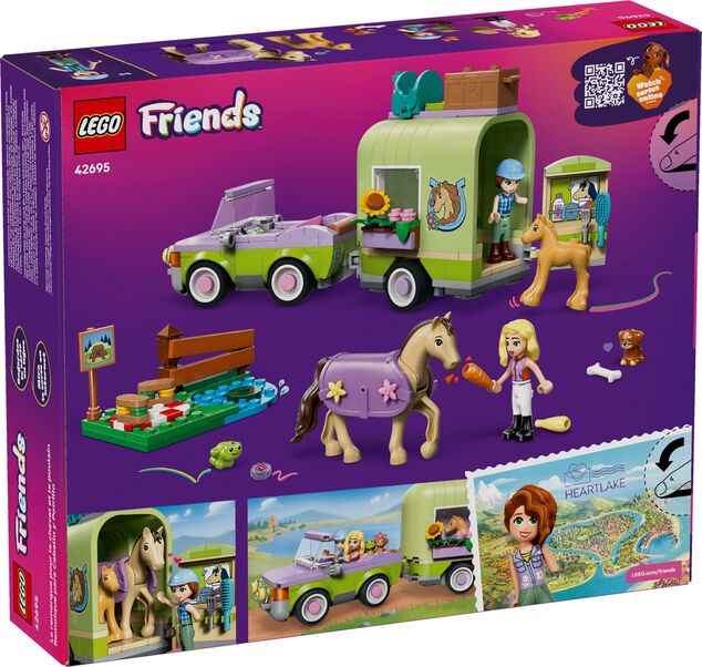 LEGO® Friends 42695 Príves s koňom a žriebätkom