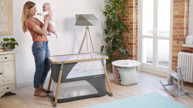 Postieľka multifunkčná 4v1 Sofi Gray Kinderkraft 2019