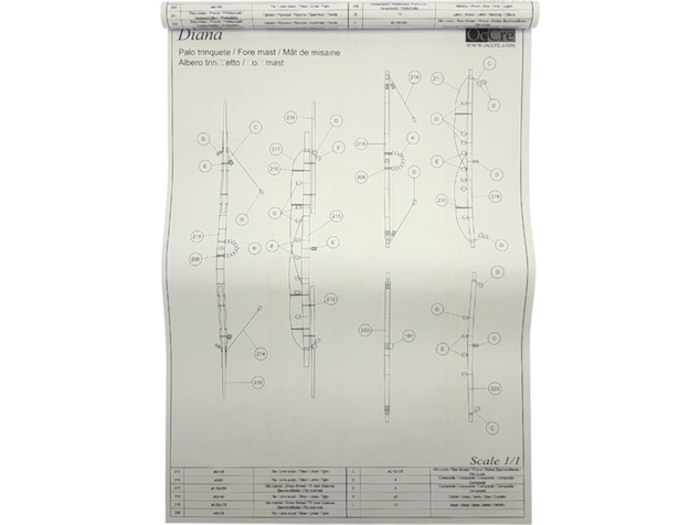 OCCRE Diana 1:85 kit
