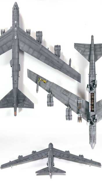 Modellbausatz Flugzeug 12622 - USAF B-52H 20th BS "Buccaneers" (1: 144)