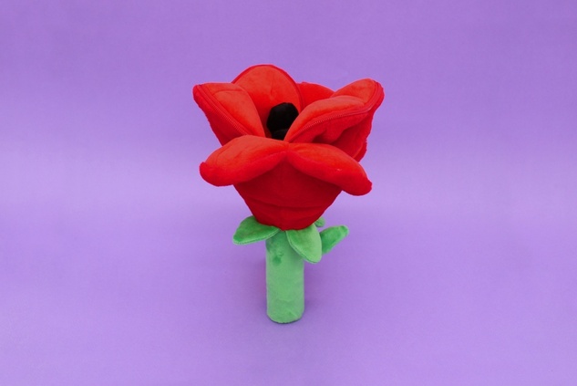 FLIPETZ 2v1 Cœur en peluche / rose - rouge