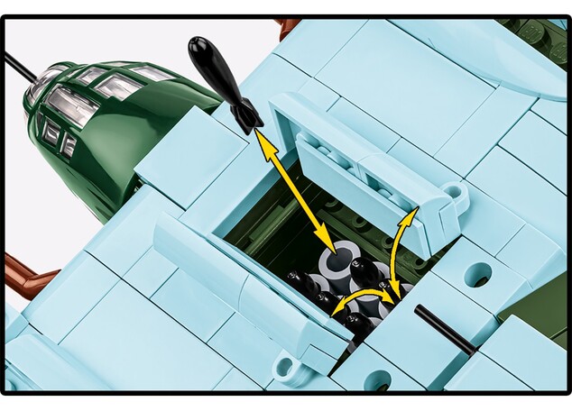 Cobi II WW Bombardier mediu german HEINKEL HE 111 H-3, 1:48