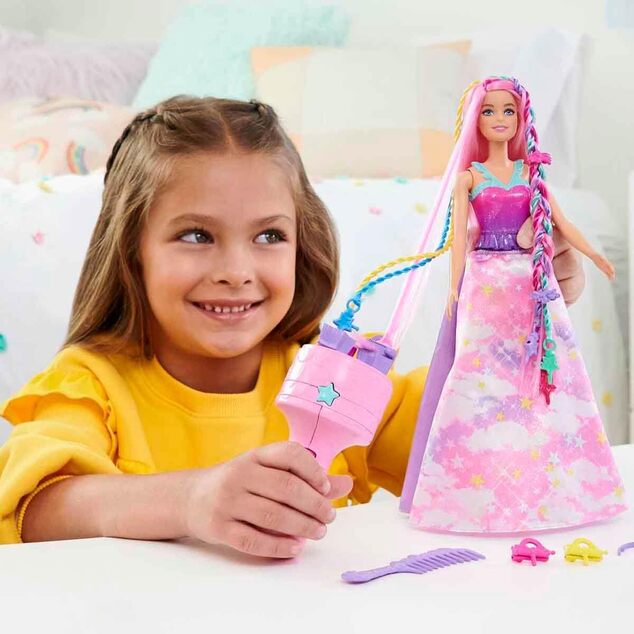 Barbie princezná zapletanie vlasov