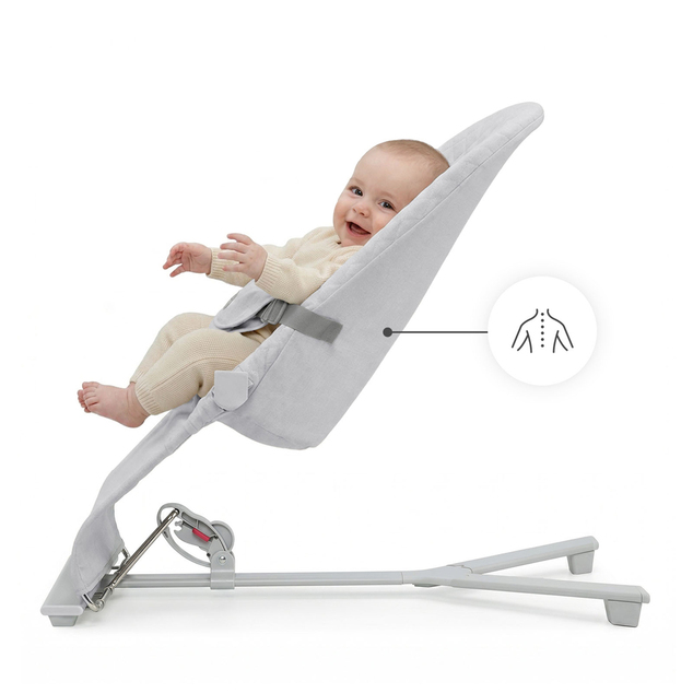 KINDERKRAFT Wippe Mimi Light grau, bis 9 kg