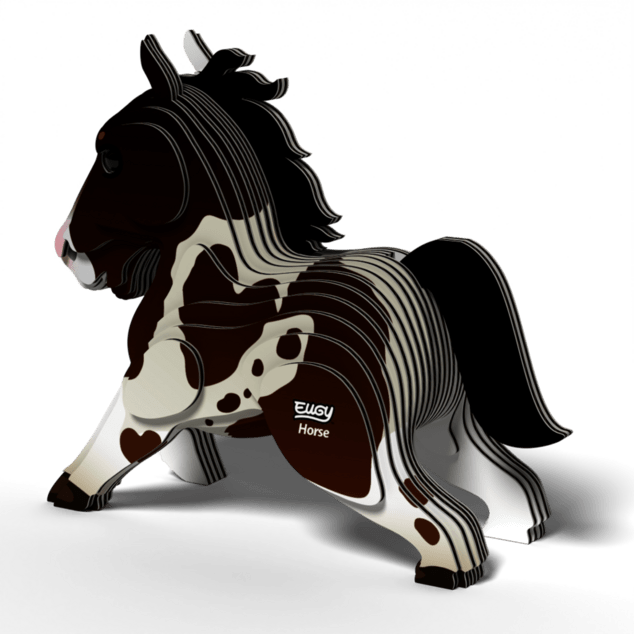 EUGY Pferd 3D Kartonpuzzle