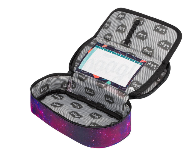 BAAGL SET 5 Skate Galaxy: Rucksack, Federmäppchen, Beutel, Gürteltasche, Laptop-Hülle