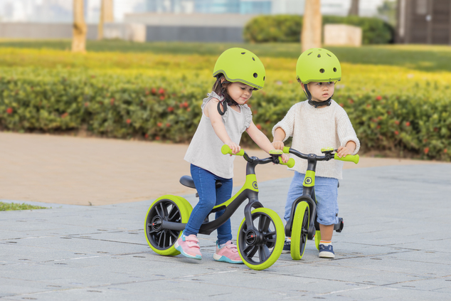 Globber odrážadlo GO BIKE ELITE DUO- LIME GREEN