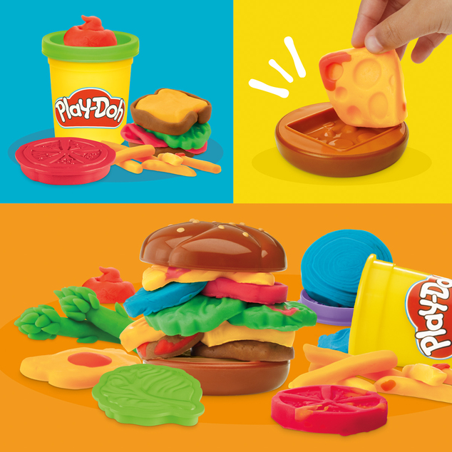 HASBRO – Play-Doh kis finomságok, hamburger