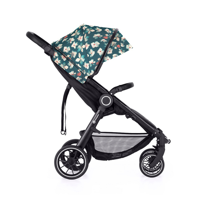 PETITE&amp;MARS Kočík Street+ RWS Black + Strieška Limited 100 Flowers