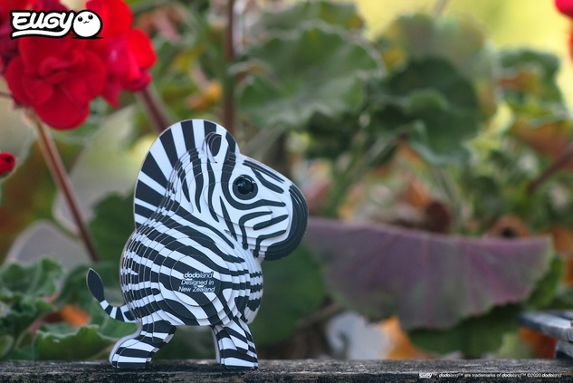 EUGY Zebra 3D kartonová skládačka