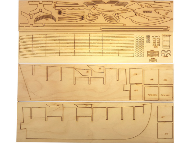 Model Shipways USF Confederacy 1778 1:64 komplet