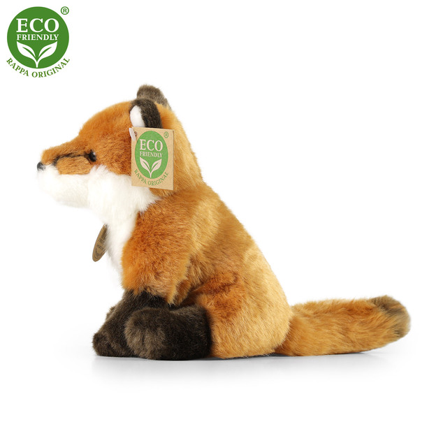 Plyšová liška sedící 18 cm ECO-FRIENDLY