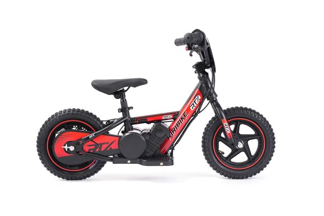 Detské elektrické odrážadlo RIRIBIKE RTX3 24V (12”), červené, Lítiová batéria, 100W Motor